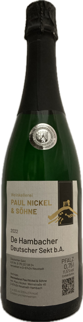 De Hambacher Sekt trocken 