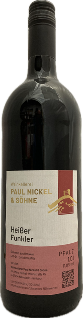 Heißer Funkler Glühwein